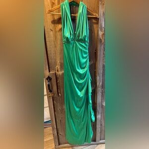 Glittery Green Formal Dress